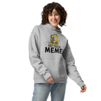 Don’t Tread on Meme - Unisex Oversized Hoodie – Gamer Patriot Graphic (Grey)