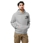 One Nation Under God - Unisex Oversized Hoodie – Cobalt / Athletic Heather | Faith & Freedom American Flag Cross Graphic