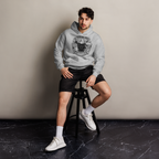 In Fries We Trust - Unisex Oversized Hoodie – Patriotic Eagle with Fries & Burger Graphic