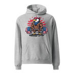 Freedom Lifter - Unisex Oversized Hoodie – Patriotic Eagle Deadlift Graphic
