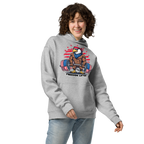 Freedom Lifter - Unisex Oversized Hoodie – Patriotic Eagle Deadlift Graphic