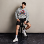 Freedom Lifter - Unisex Oversized Hoodie – Patriotic Eagle Deadlift Graphic