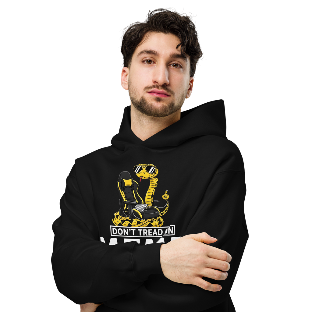 Don’t Tread on Meme - Unisex Oversized Hoodie – Gamer & Patriotic Graphic