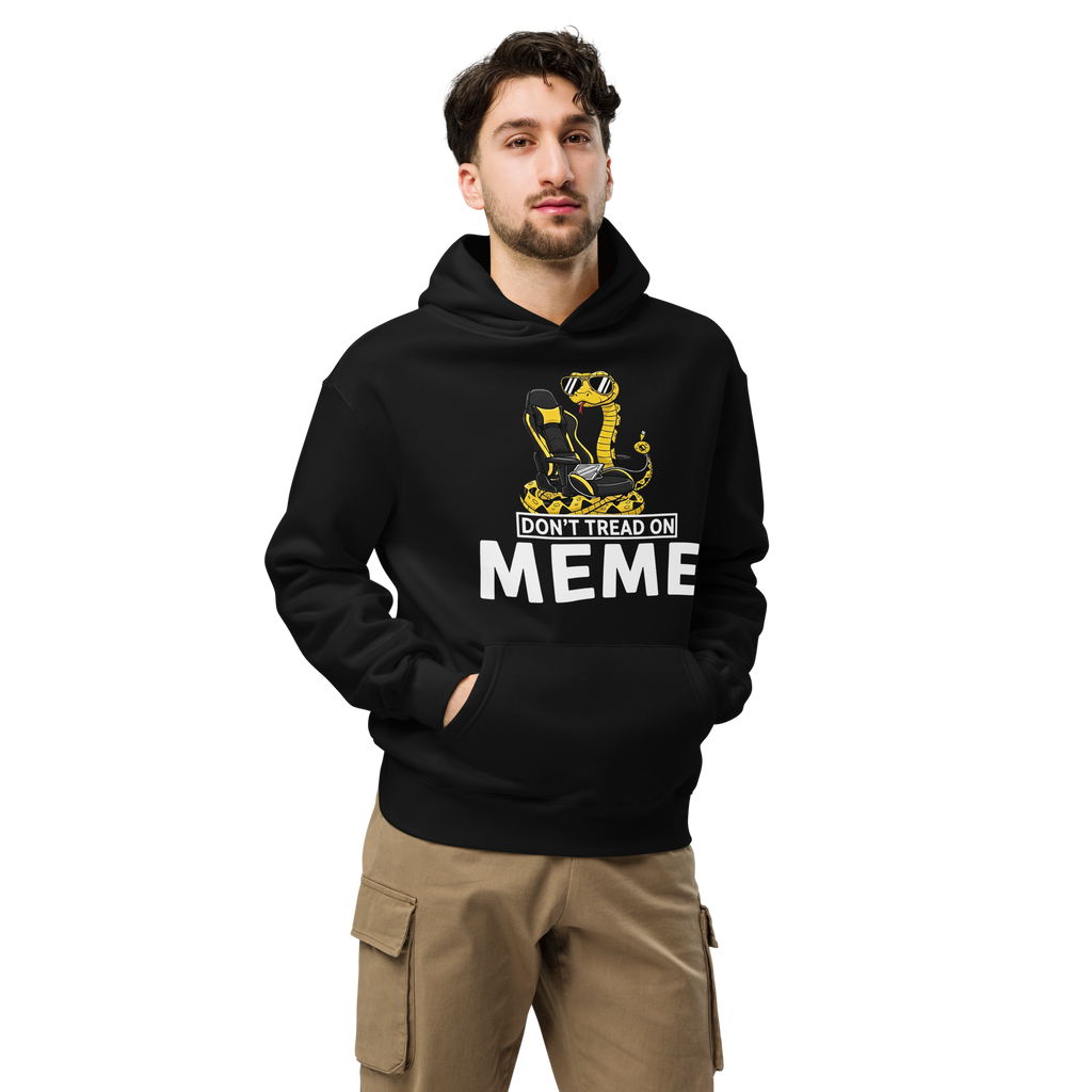 Don’t Tread on Meme - Unisex Oversized Hoodie – Gamer & Patriotic Graphic