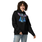 Patriot Mechanica - Unisex Oversized Hoodie – Cyber-Eagle & Liberty Bell Graphic Tees