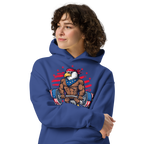 Freedom Lifter - Unisex Oversized Hoodie – Patriotic Eagle Deadlift Graphic