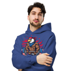 Freedom Lifter - Unisex Oversized Hoodie – Patriotic Eagle Deadlift Graphic