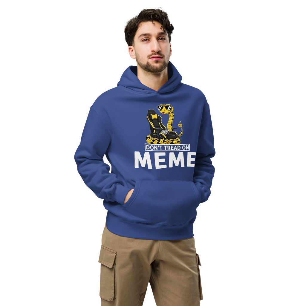 Don’t Tread on Meme - Unisex Oversized Hoodie – Gamer & Patriotic Graphic