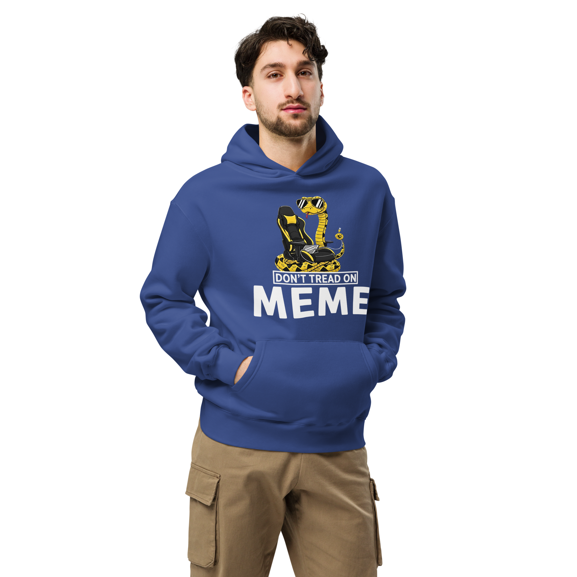 Don’t Tread on Meme - Unisex Oversized Hoodie – Gamer & Patriotic Graphic