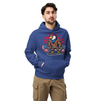 Freedom Lifter - Unisex Oversized Hoodie – Patriotic Eagle Deadlift Graphic