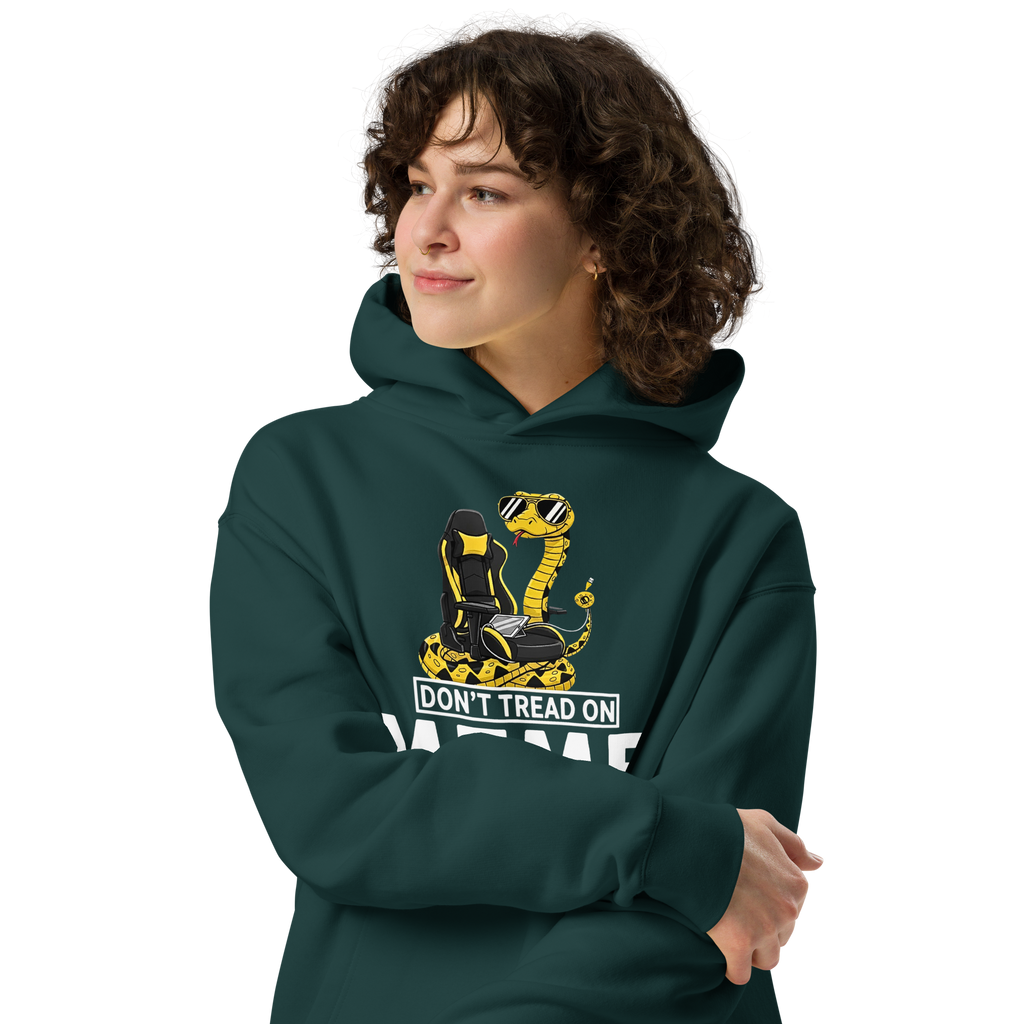 Don’t Tread on Meme - Unisex Oversized Hoodie – Gamer & Patriotic Graphic