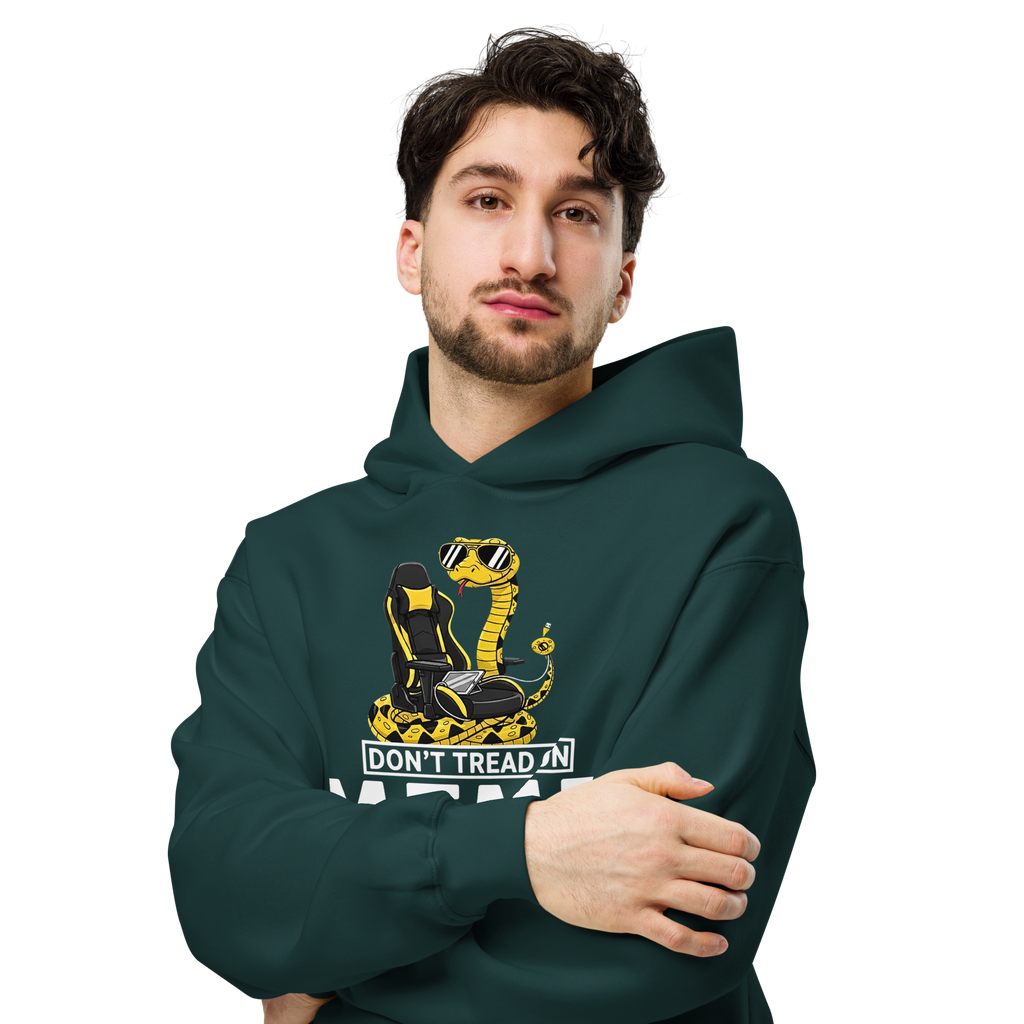 Don’t Tread on Meme - Unisex Oversized Hoodie – Gamer & Patriotic Graphic