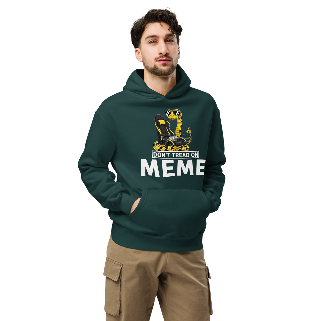 Don’t Tread on Meme - Unisex Oversized Hoodie – Gamer & Patriotic Graphic