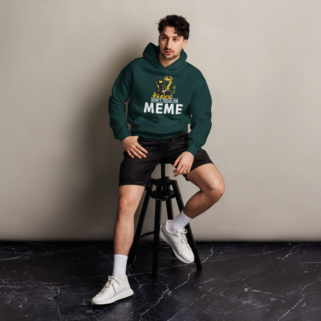 Don’t Tread on Meme - Unisex Oversized Hoodie – Gamer & Patriotic Graphic