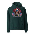Freedom Lifter - Unisex Oversized Hoodie – Patriotic Eagle Deadlift Graphic